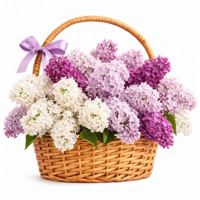 Корзина с цветами «Ягодное наслаждение»