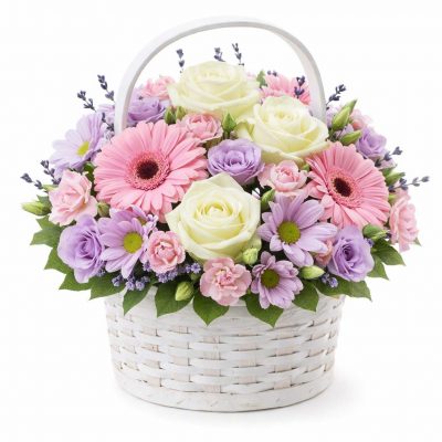 Цветы в корзинке «Восторг»